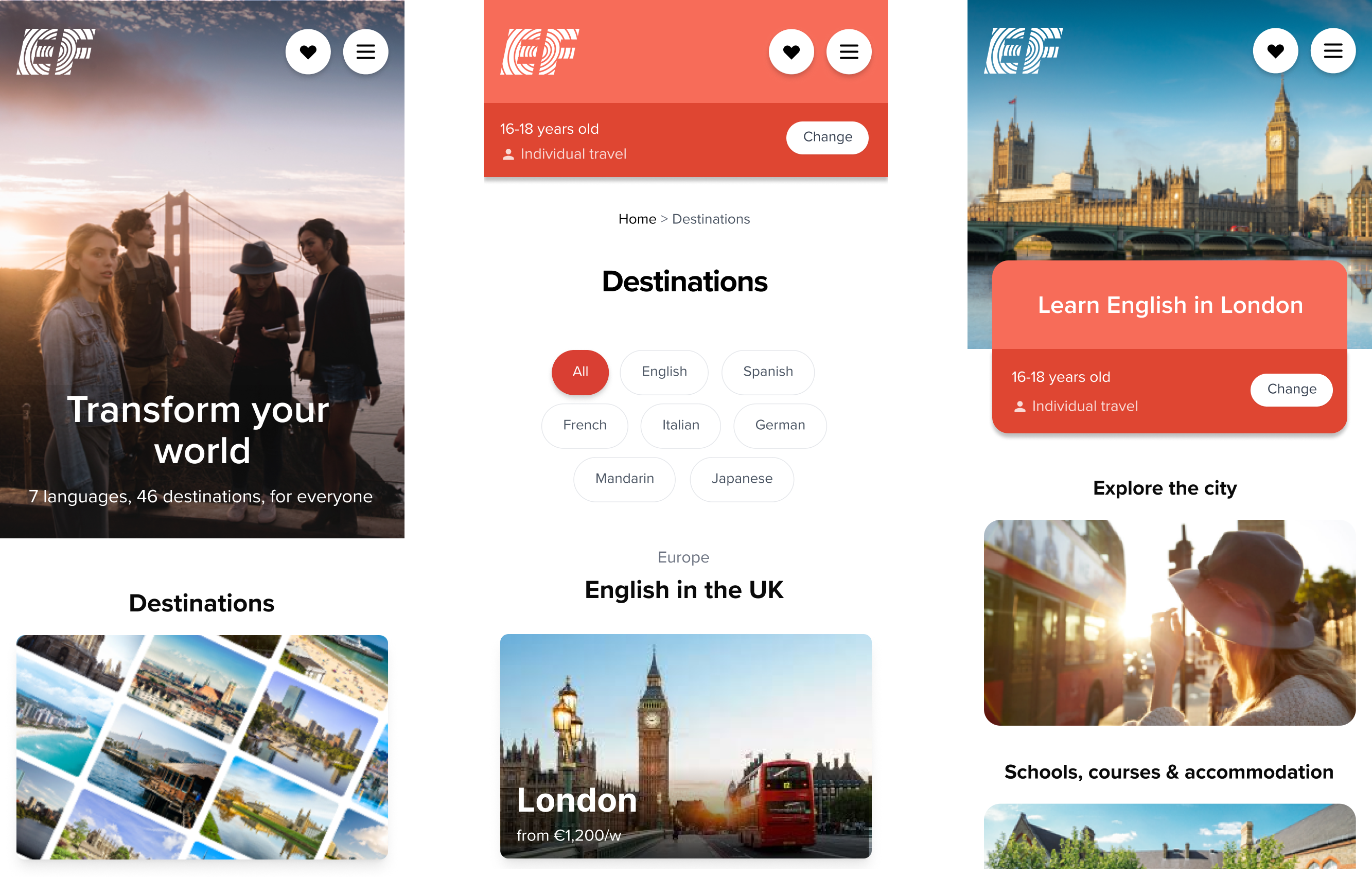 EF Mobile Experience